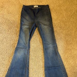 Free People bell bottom denim jeans